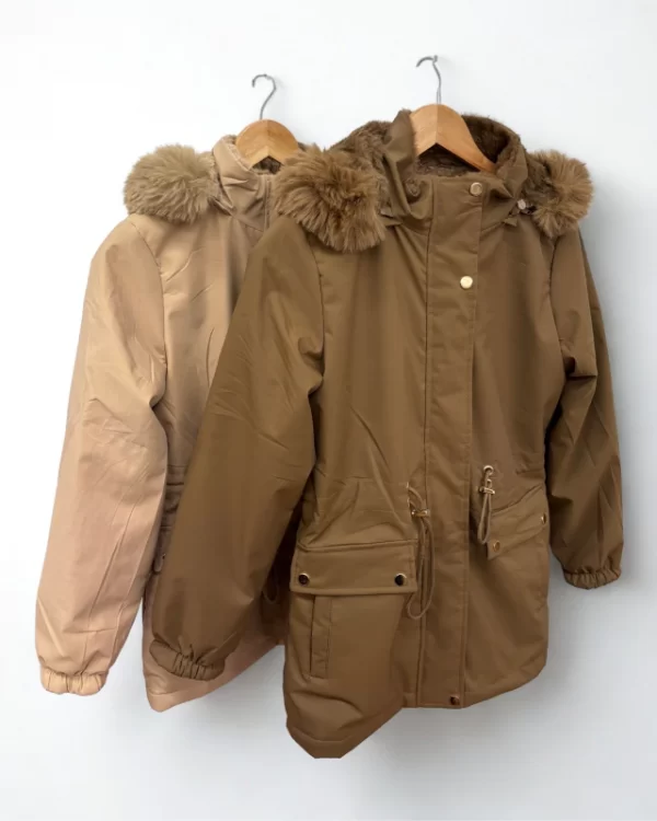 PARKA CON CAPUCHA DESMONTABLE REVERSIBLE S AL XL - Imagen 4